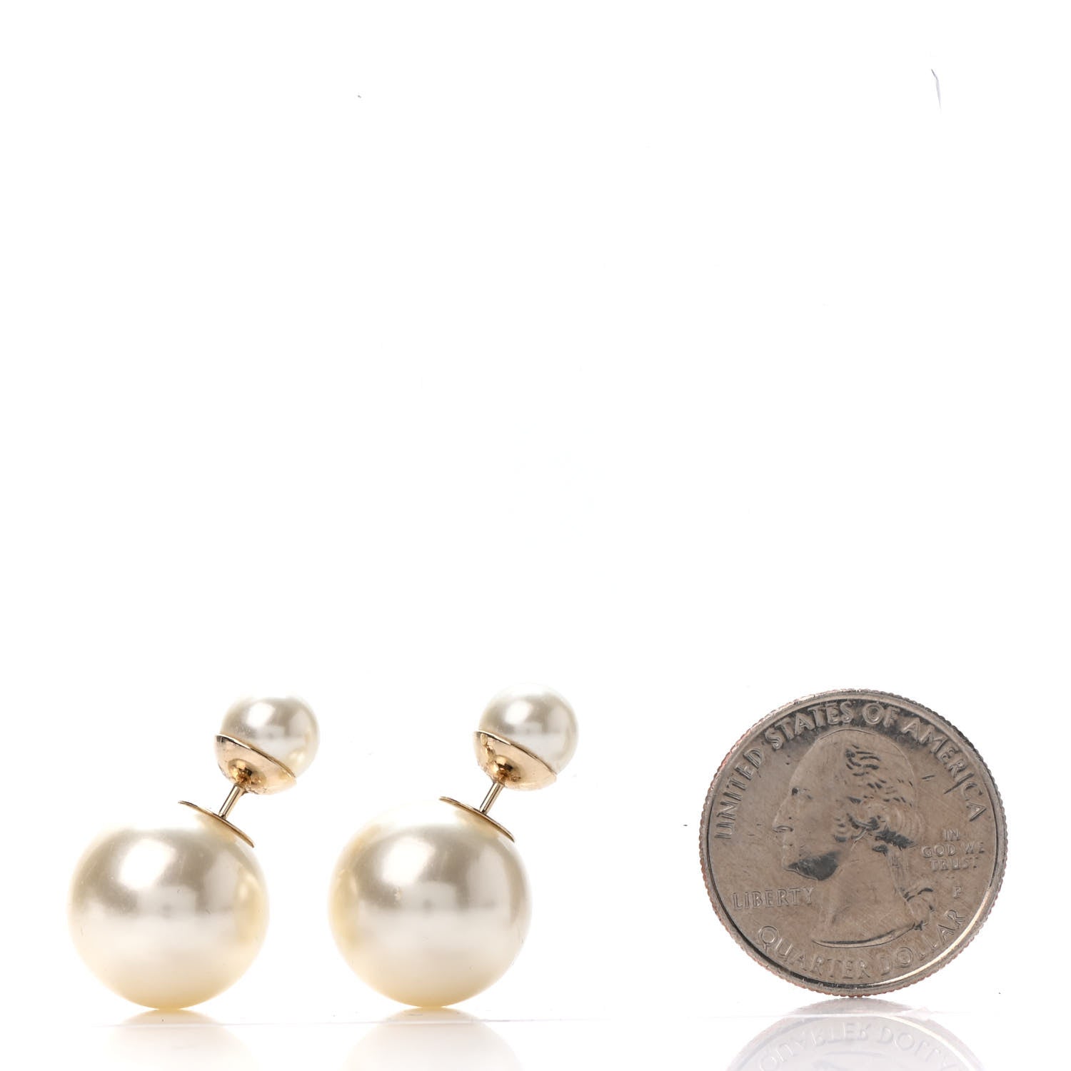 Christian Dior Pearl Mise En Dior Tribal Earrings 2 of 4