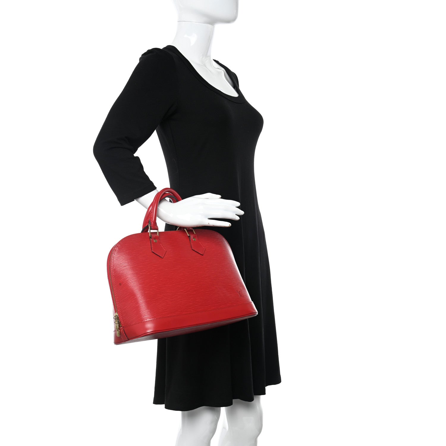 Louis Vuitton Epi Alma PM Castillan Red 2 of 13