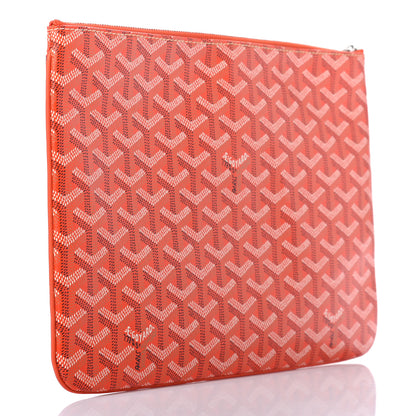 Goyard Goyardine Senat Pochette MM Orange 4 of 7