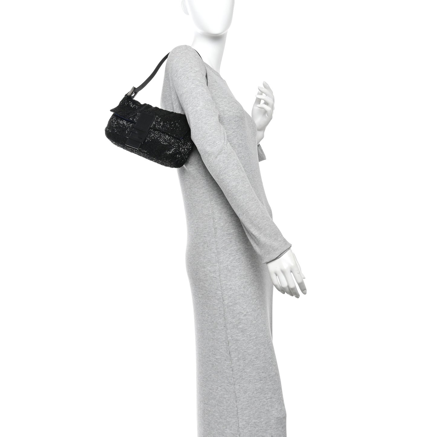 Beaded Baguette Black