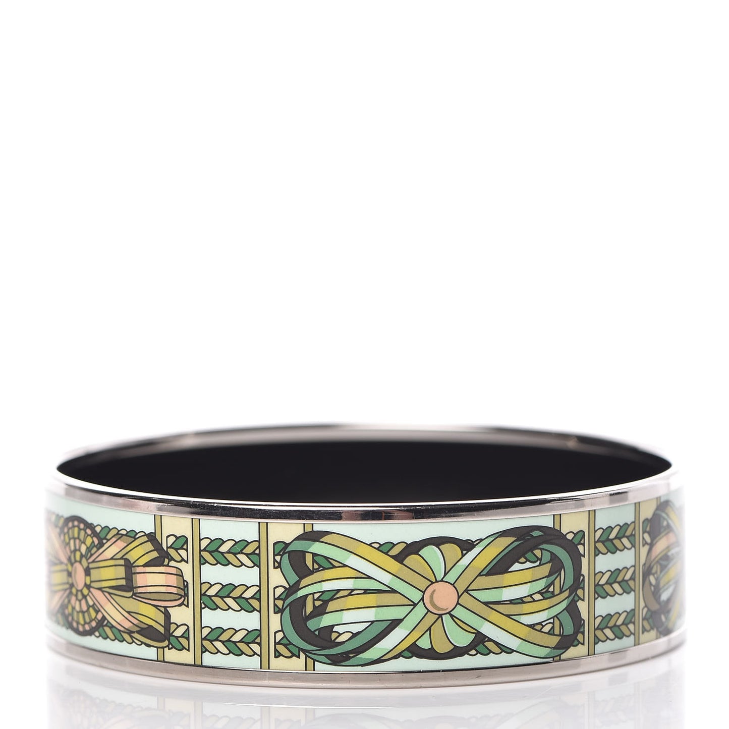 Enamel Printed Rubans de Cheval Wide Bracelet 70
