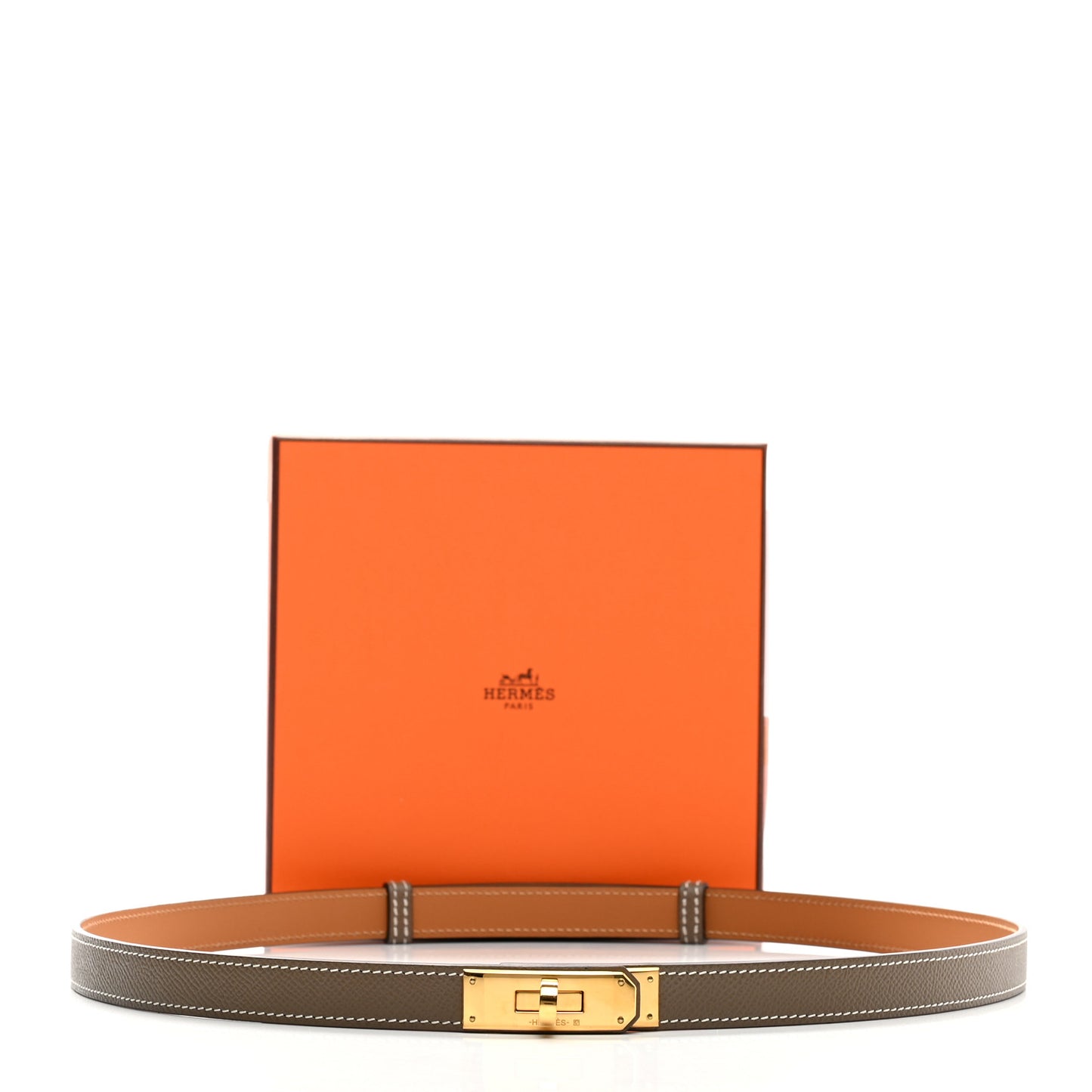 Epsom Kelly Belt Etoupe