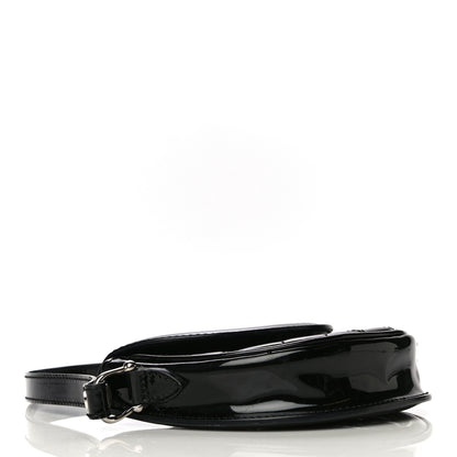 Burberry Patent Calfskin Quilted Mini Crossbody Bag Black 4 of 16