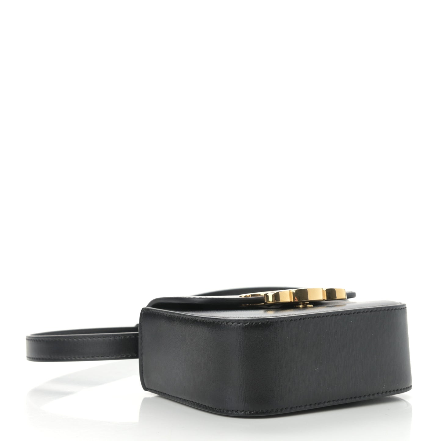 Shiny Calfskin Mini Triomphe Black