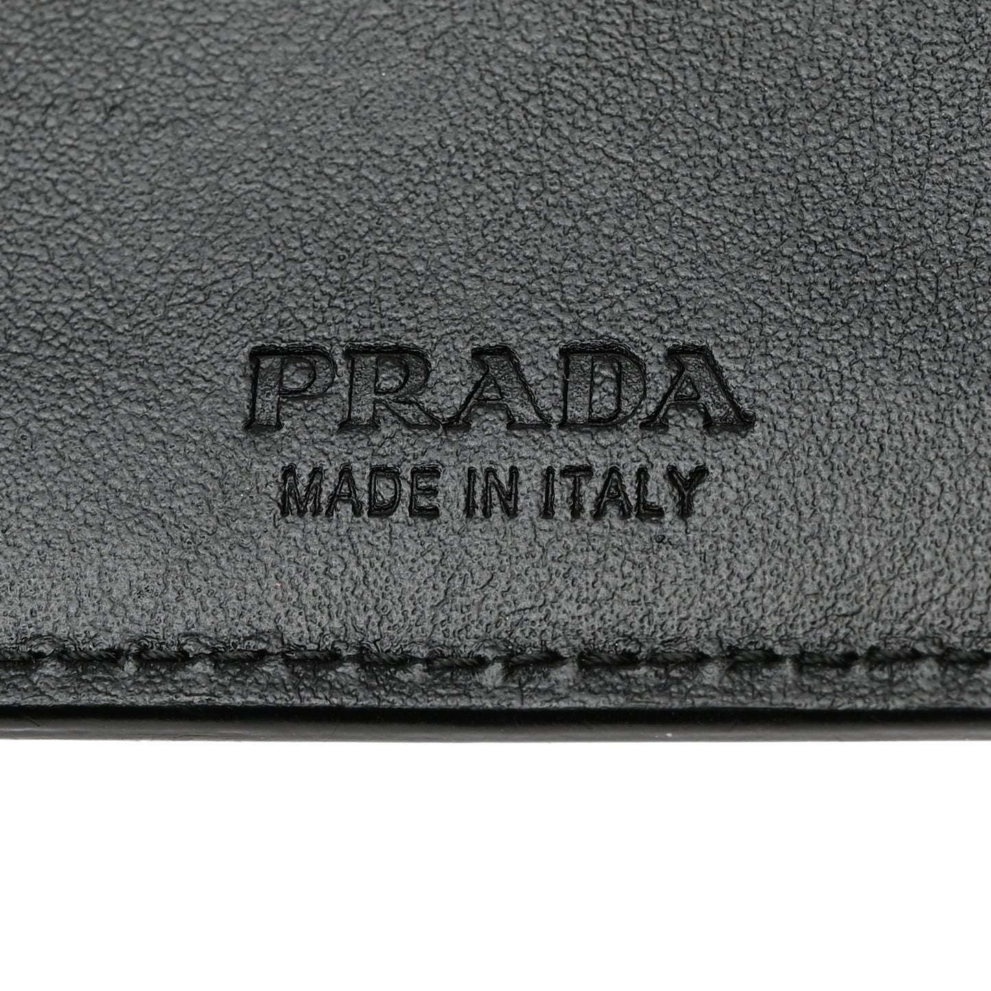 Spazzolato Triangle Patterned Wallet Black