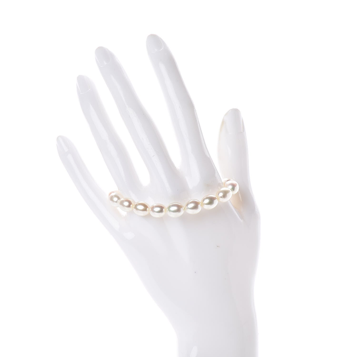 Tiffany Sterling Silver Pearl Toggle Bracelet 2 of 5