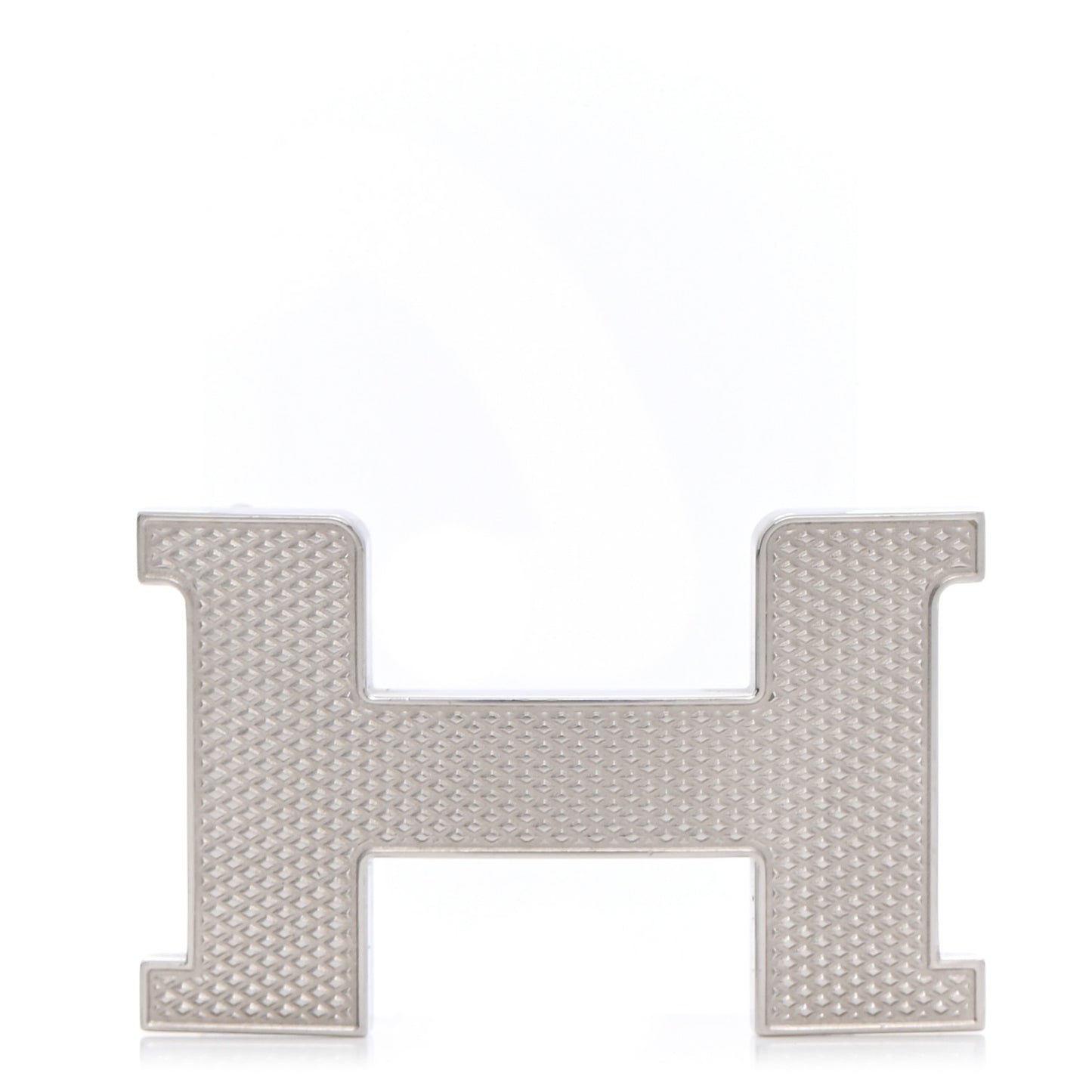Palladium Guilloche 32mm H Belt Buckle