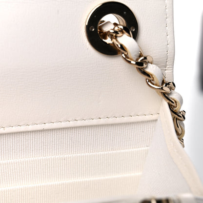 Chanel Lambskin Quilted Trendy CC Wallet On Chain WOC White 11 of 12