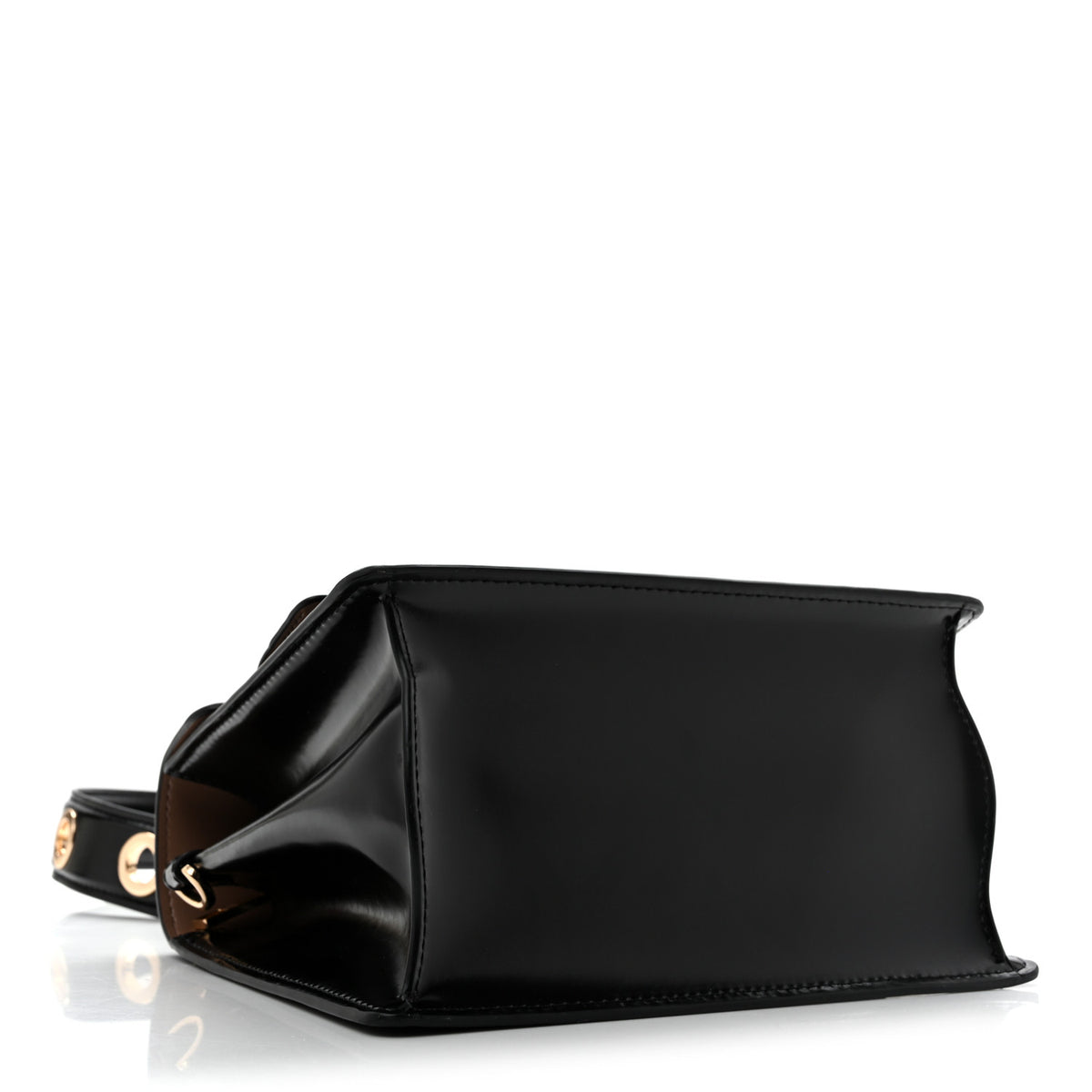Marc Jacobs Shiny Calfskin Uptown Shoulder Bag Black 4 of 15