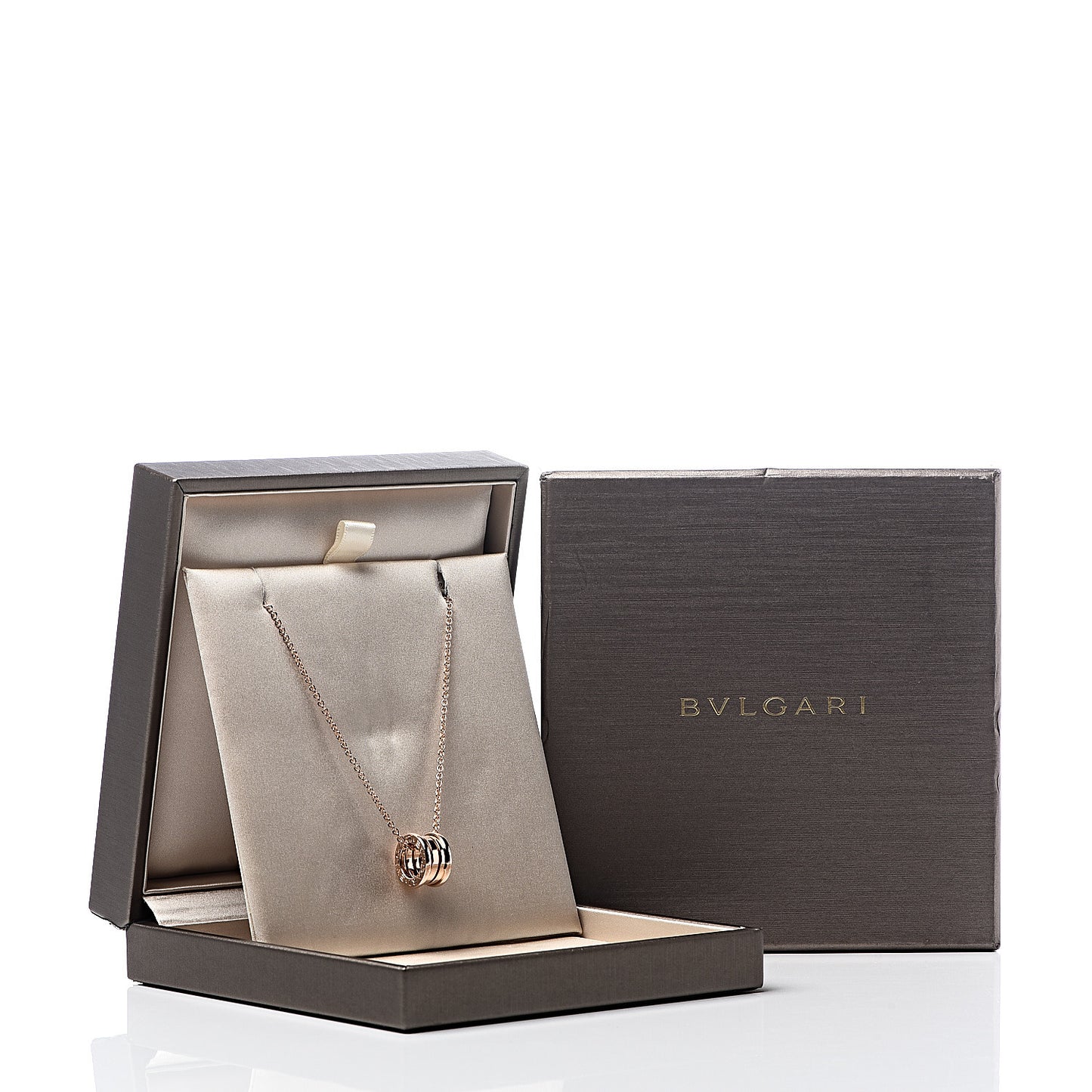 18K Rose Gold B.Zero1 Pendant Necklace