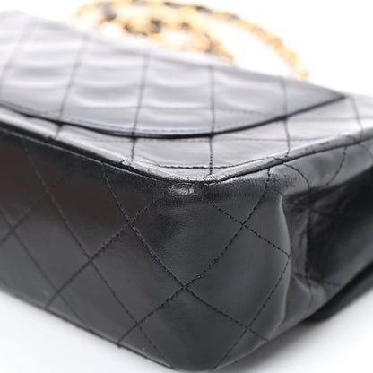 Chanel Lambskin Quilted Small Double Flap Black 12 of 21