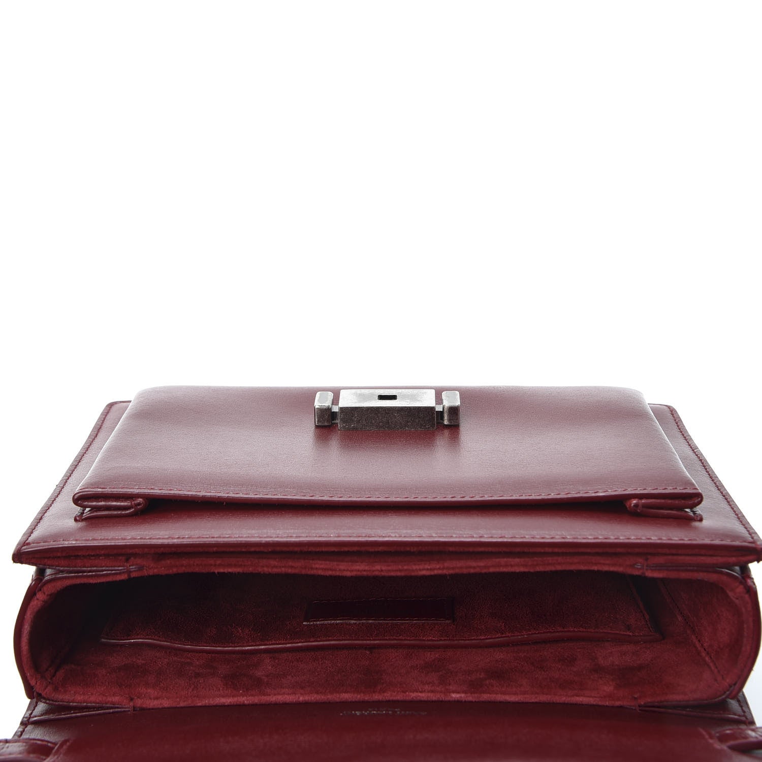 Saint Laurent Calfskin Medium Bellechasse Satchel Palissandre 4 of 10
