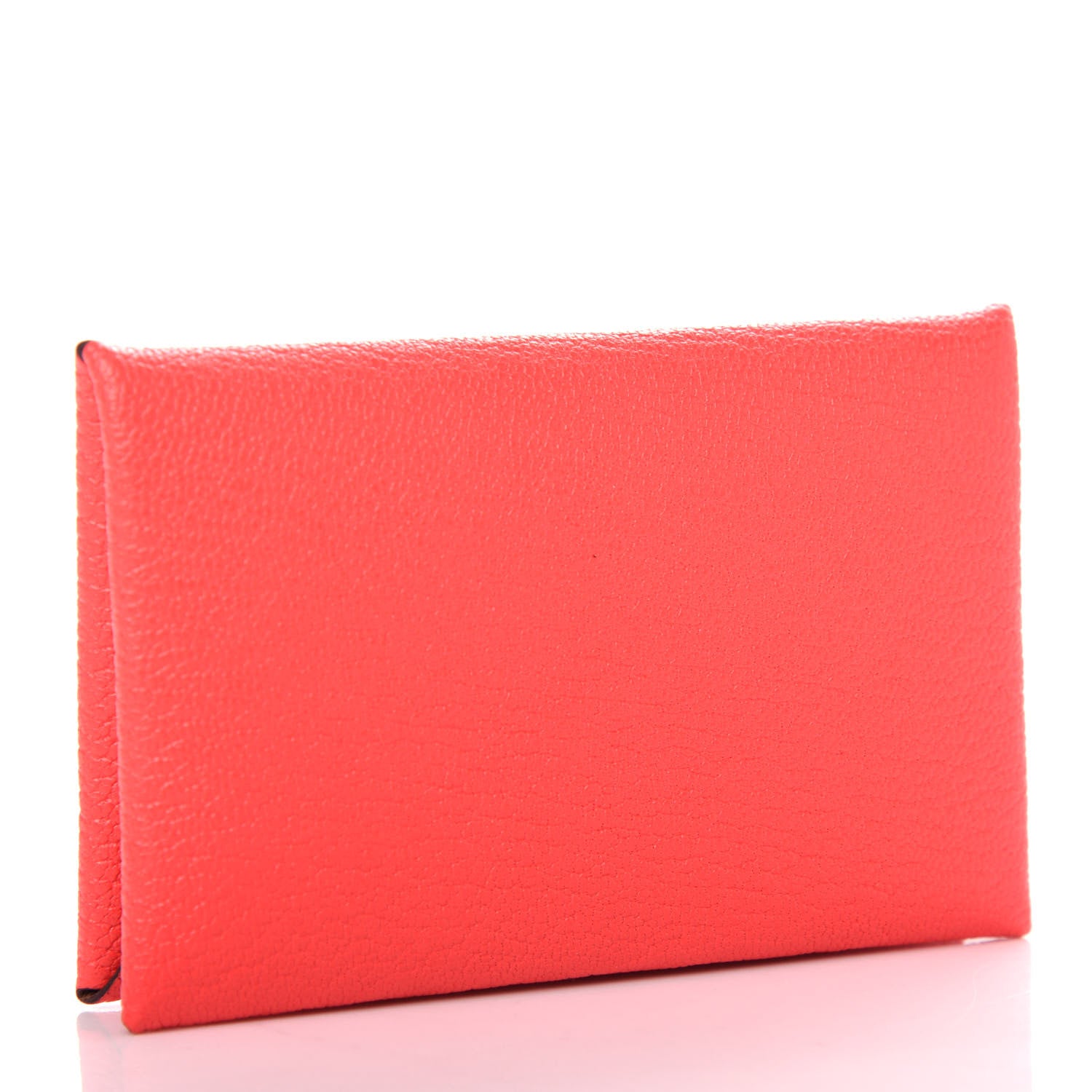 Hermes Chevre Mysore Verso Calvi Card Case Rose Texas Quebracho 3 of 7