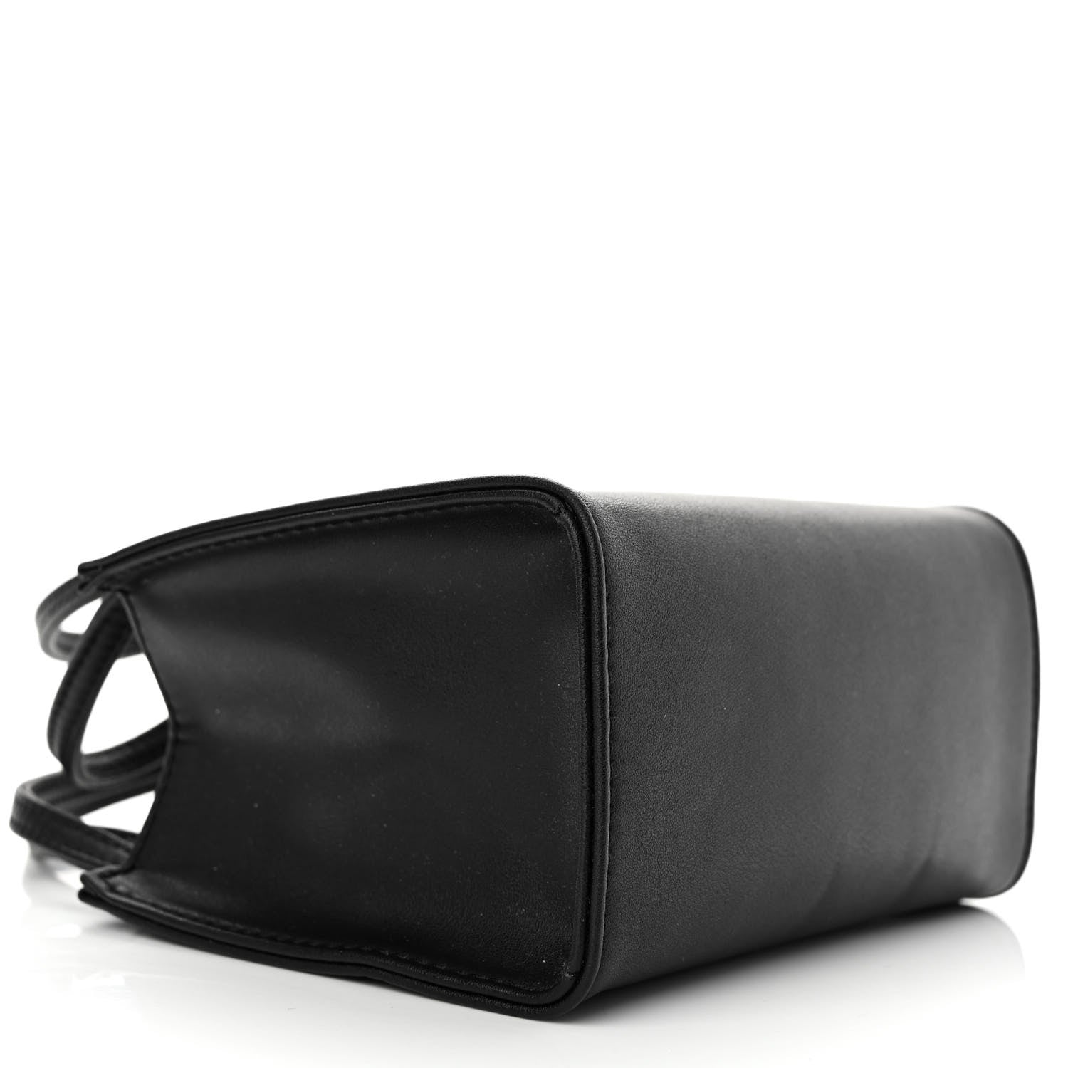 Telfar Vegan Leather Small Shopping Bag Black 4 of 10