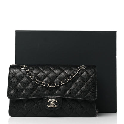 Chanel Caviar Quilted Medium Double Flap Black 11 of 11