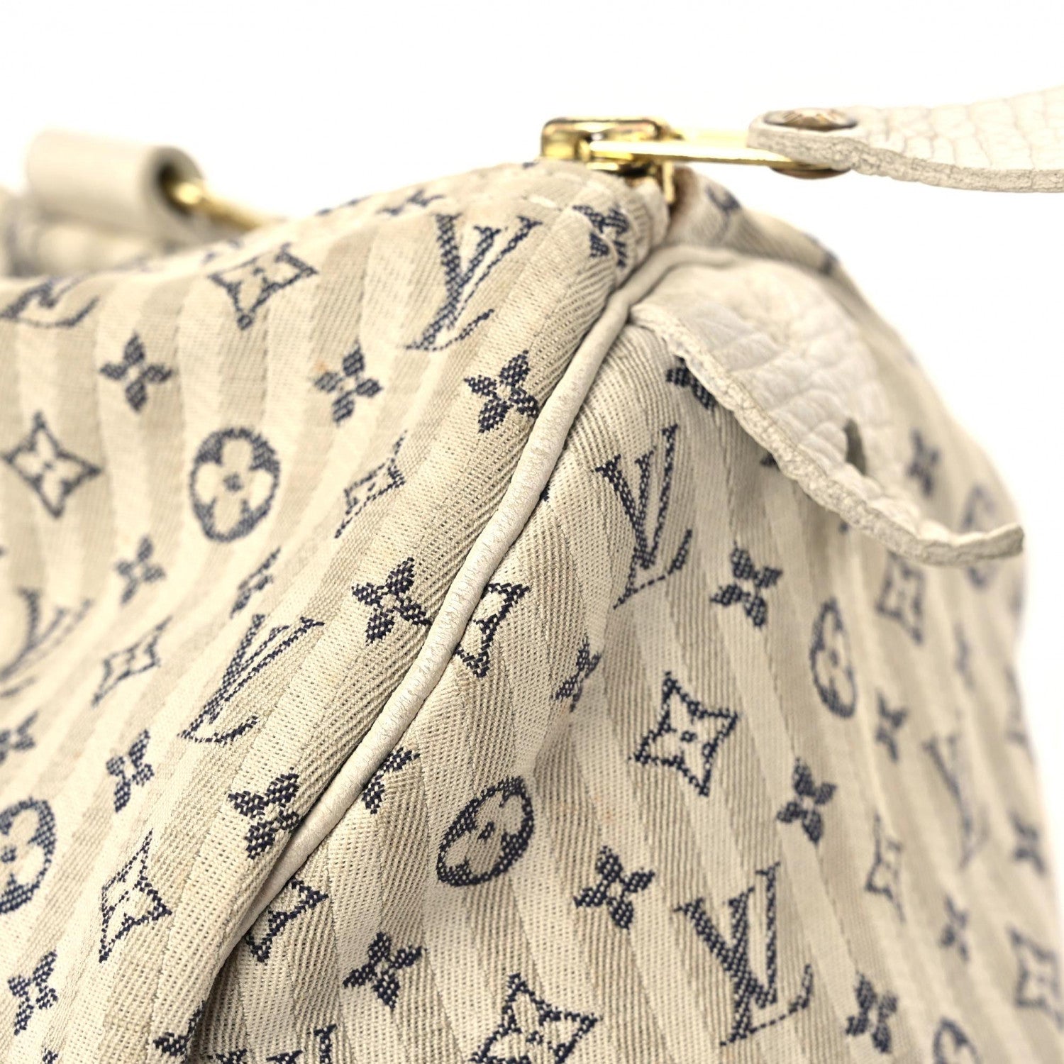 Louis Vuitton Mini Lin Croisette Speedy 30 Blue 30 of 30