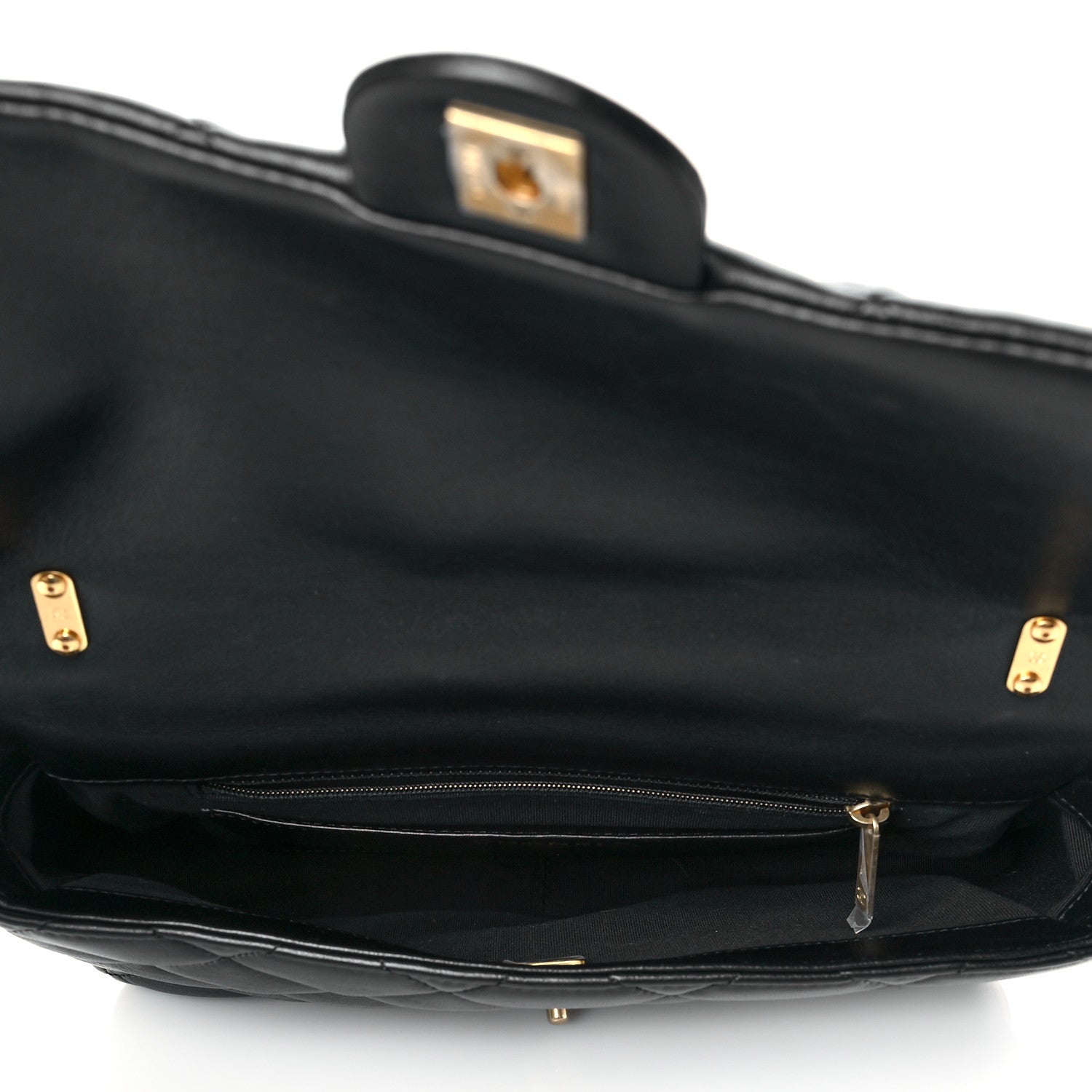 Chanel Lambskin Quilted Large CC Funky Town Flap Black 5 of 10