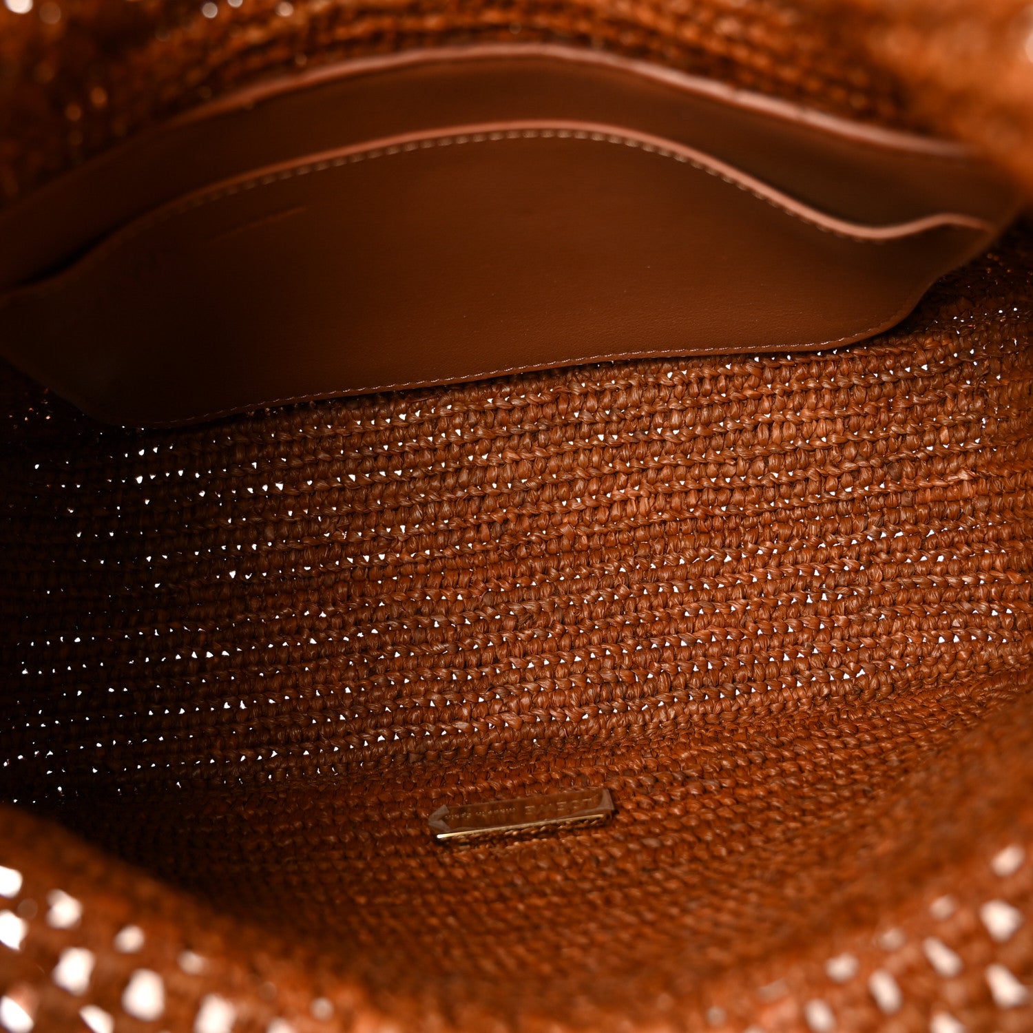 Loewe Raffia Donut Chain Medium Ola Shoulder Bag Honey 8 of 19