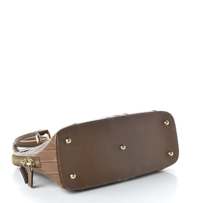 Gucci Calfskin GG Monogram Medium Horsebit Nail Dome Bag Dark Brown 4 of 10