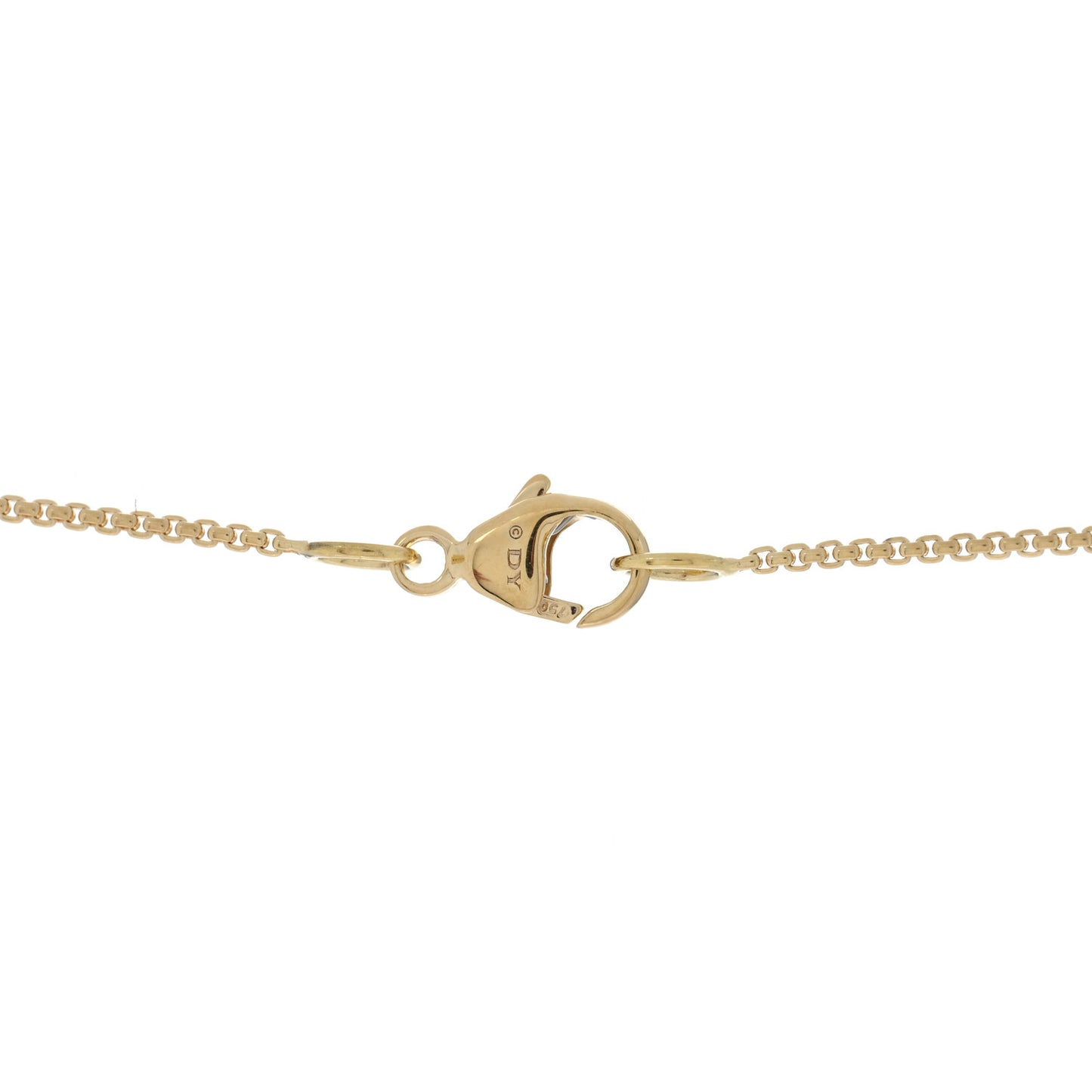 18K Yellow Gold Diamond Citrine Chatelaine Long Station Necklace
