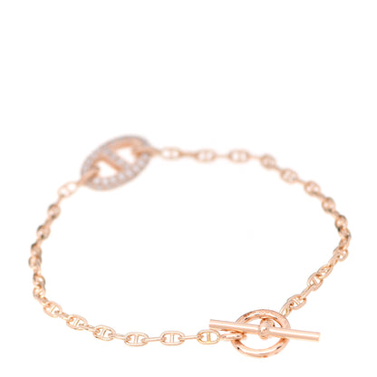 Hermes 18K Rose Gold Diamond PM Farandole Bracelet SH 3 of 5