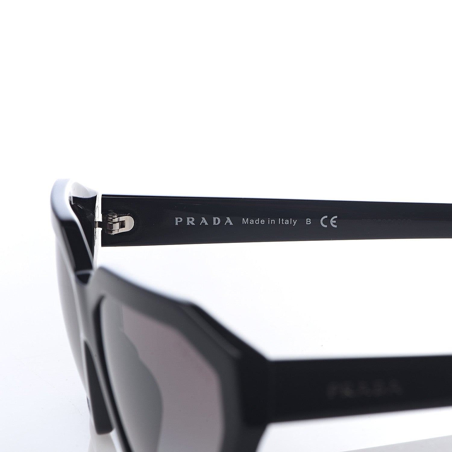 Prada Disguise Sunglasses SPR 03V Black 6 of 7