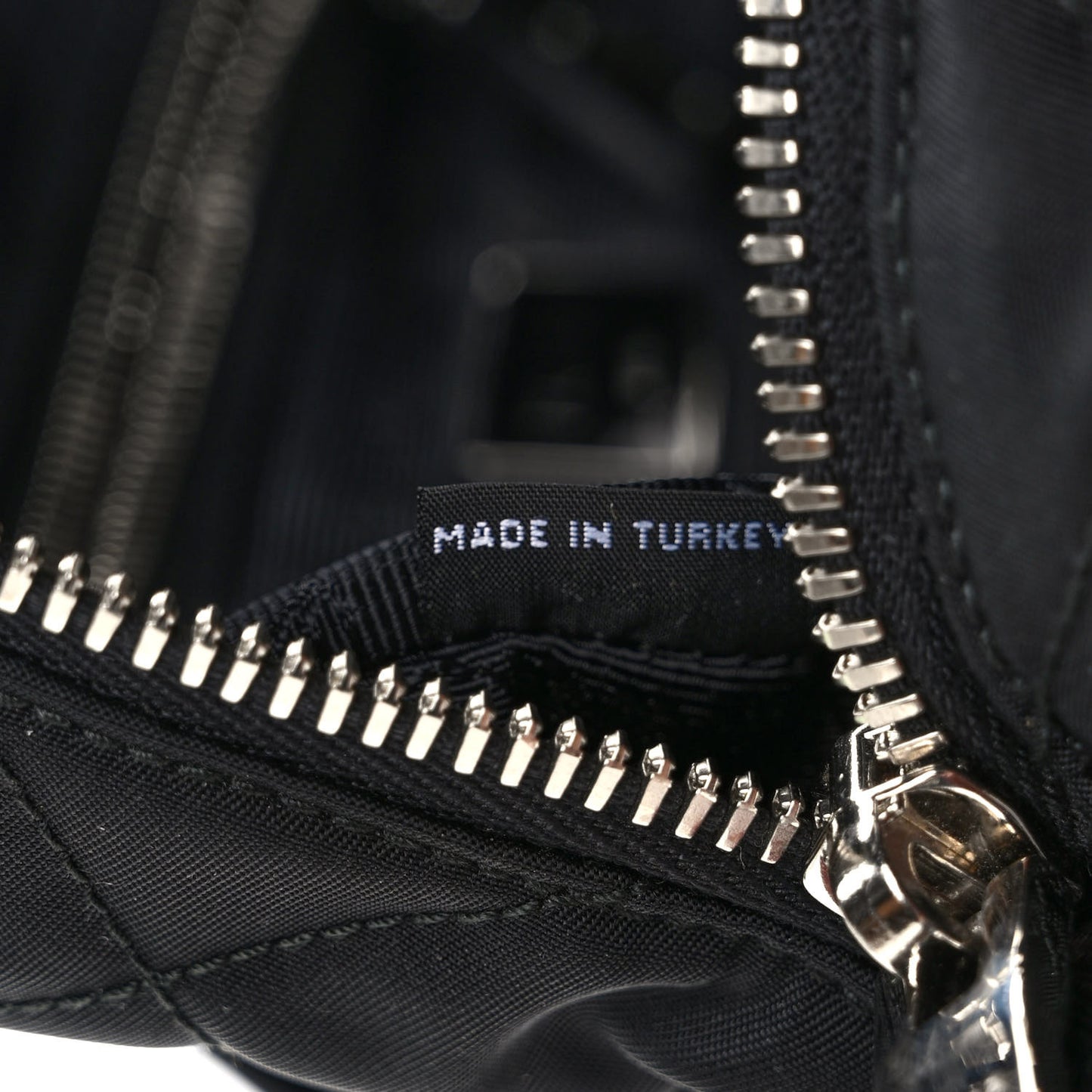 Nylon Tessuto Impuntu Quilted Backpack Black