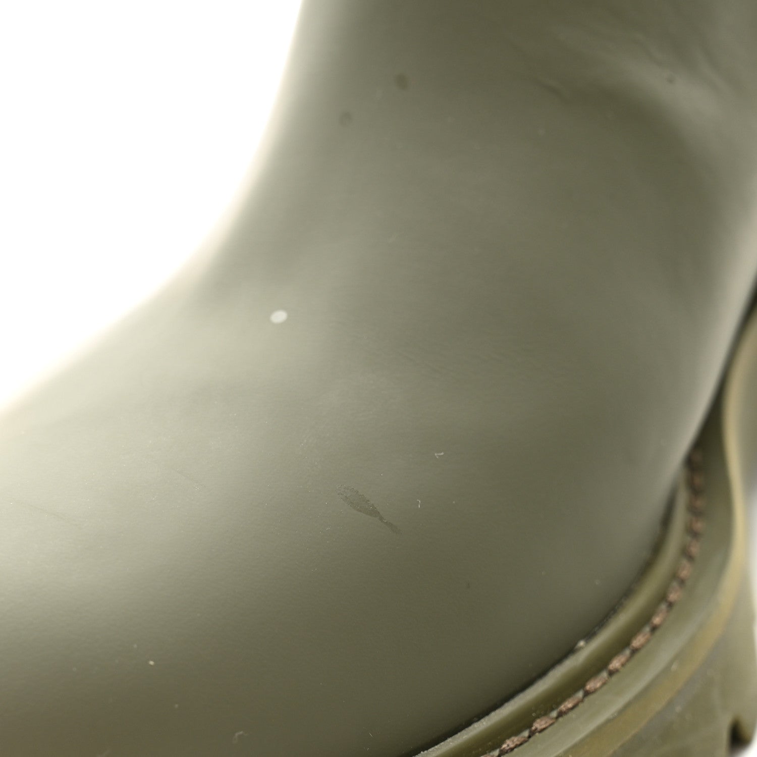 Louis Vuitton Rubber Calfskin Territory Flat Boots 38 Khaki 9 of 9