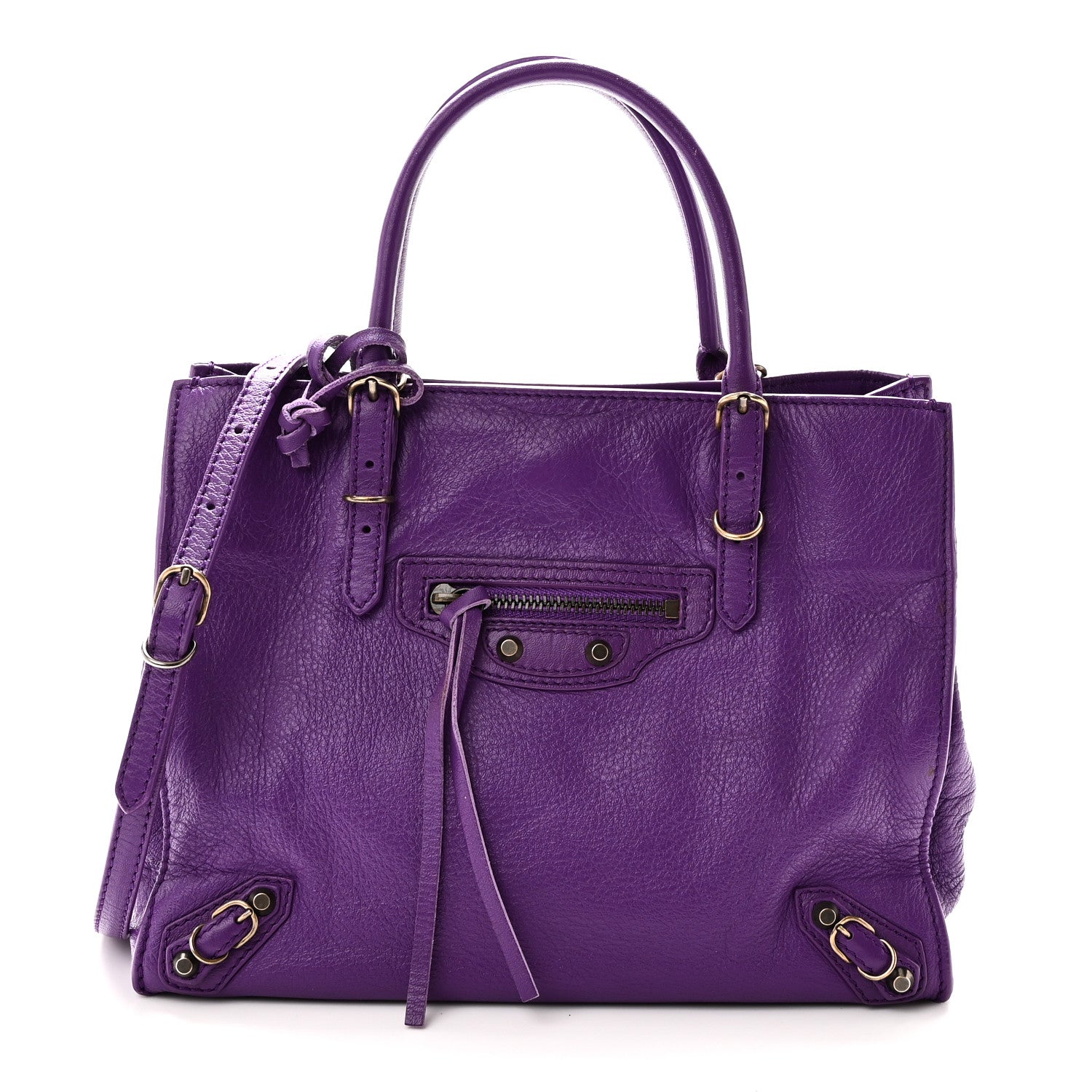 Balenciaga Calfskin Papier Mini A4 Purple 1 of 11