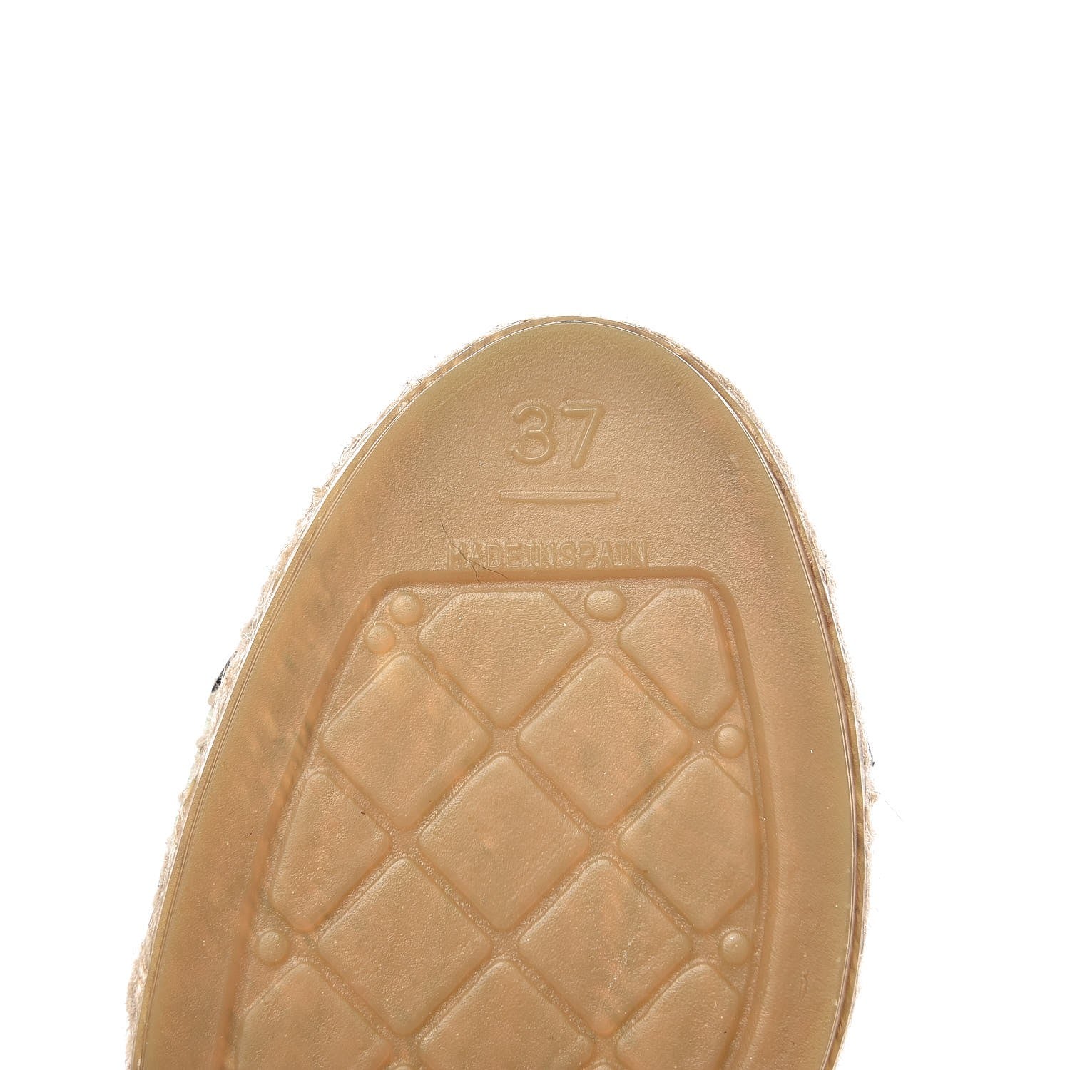 Chanel Crepe Patent CC Espadrilles 37 Multicolor Black 8 of 11