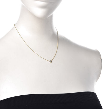Tiffany 18K Yellow Gold Diamond .37ct Elsa Peretti Diamonds by the Yard Pendant Necklace 2 of 7
