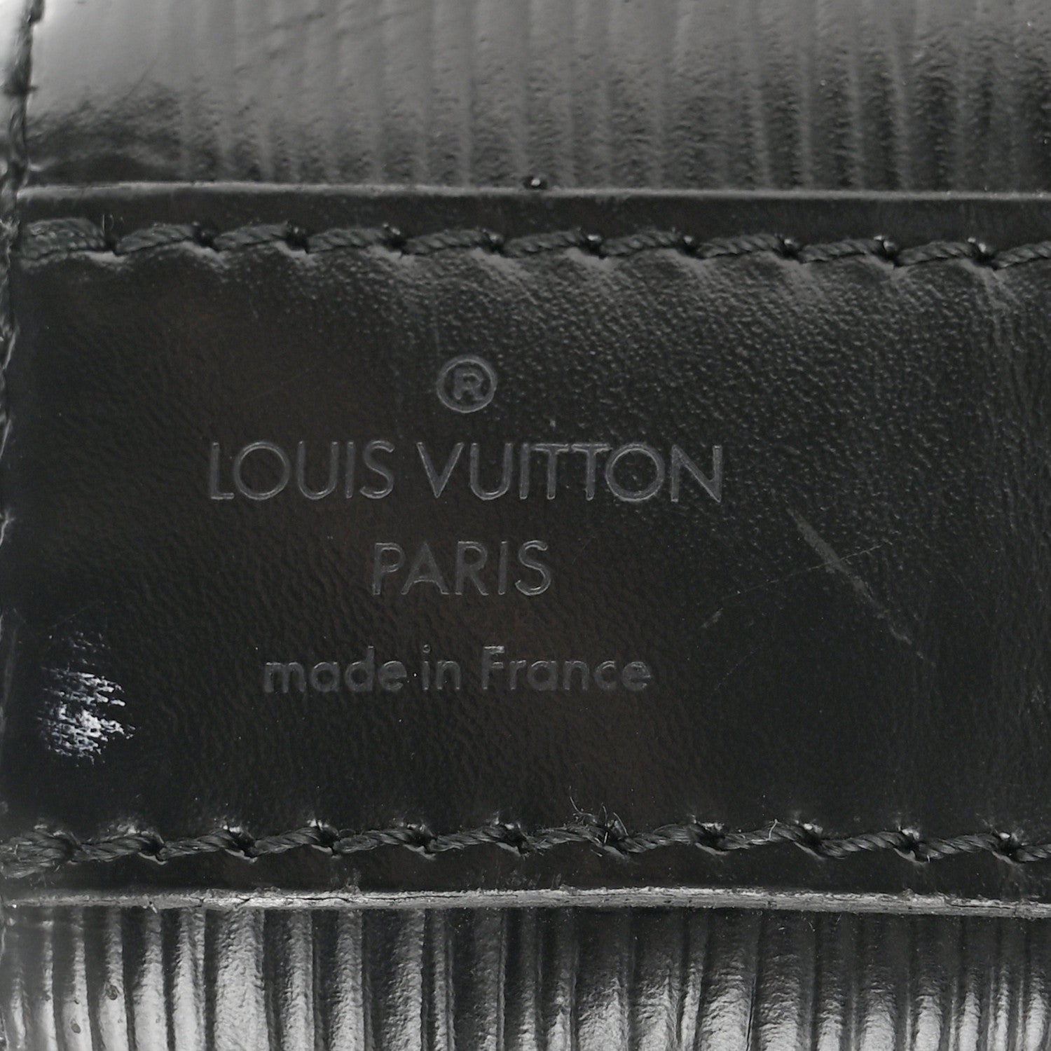 Louis Vuitton Epi Sac D'epaule GM Black 6 of 9