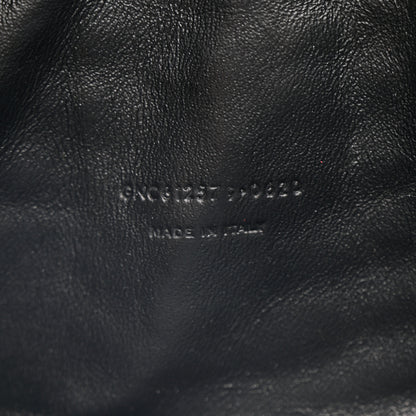 Saint Laurent Grain De Poudre Matelasse Monochrome Monogram Mini Lou Camera Bag Black 7 of 11