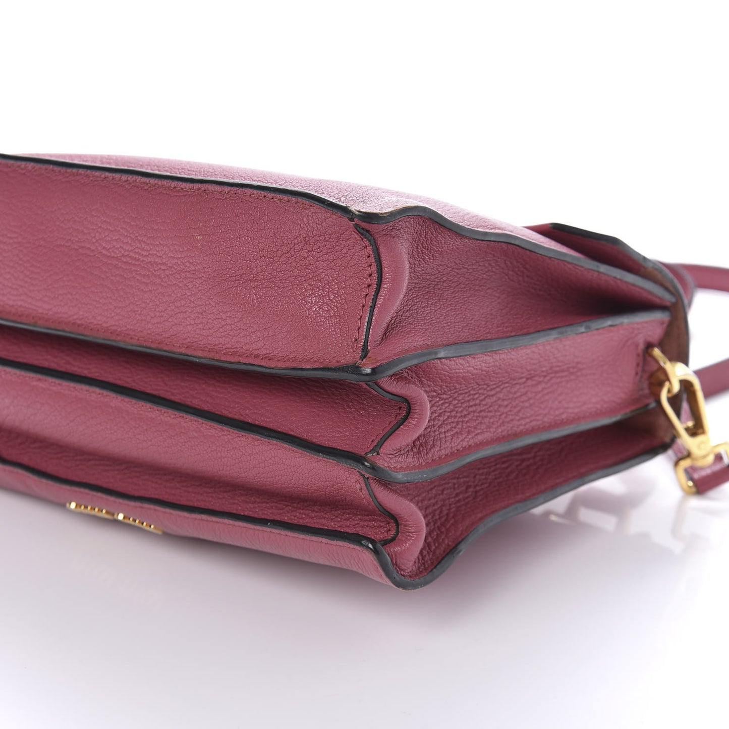 Goatskin Madras Top Handle Bag Bruyere