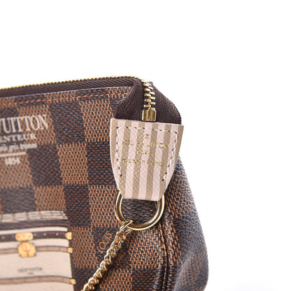 Louis Vuitton Damier Ebene Trunks and Locks Mini Pochette Accessories 6 of 9