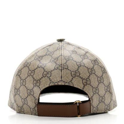 Gucci GG Supreme Monogram Boutique Print Baseball Hat S Beige 6 of 13