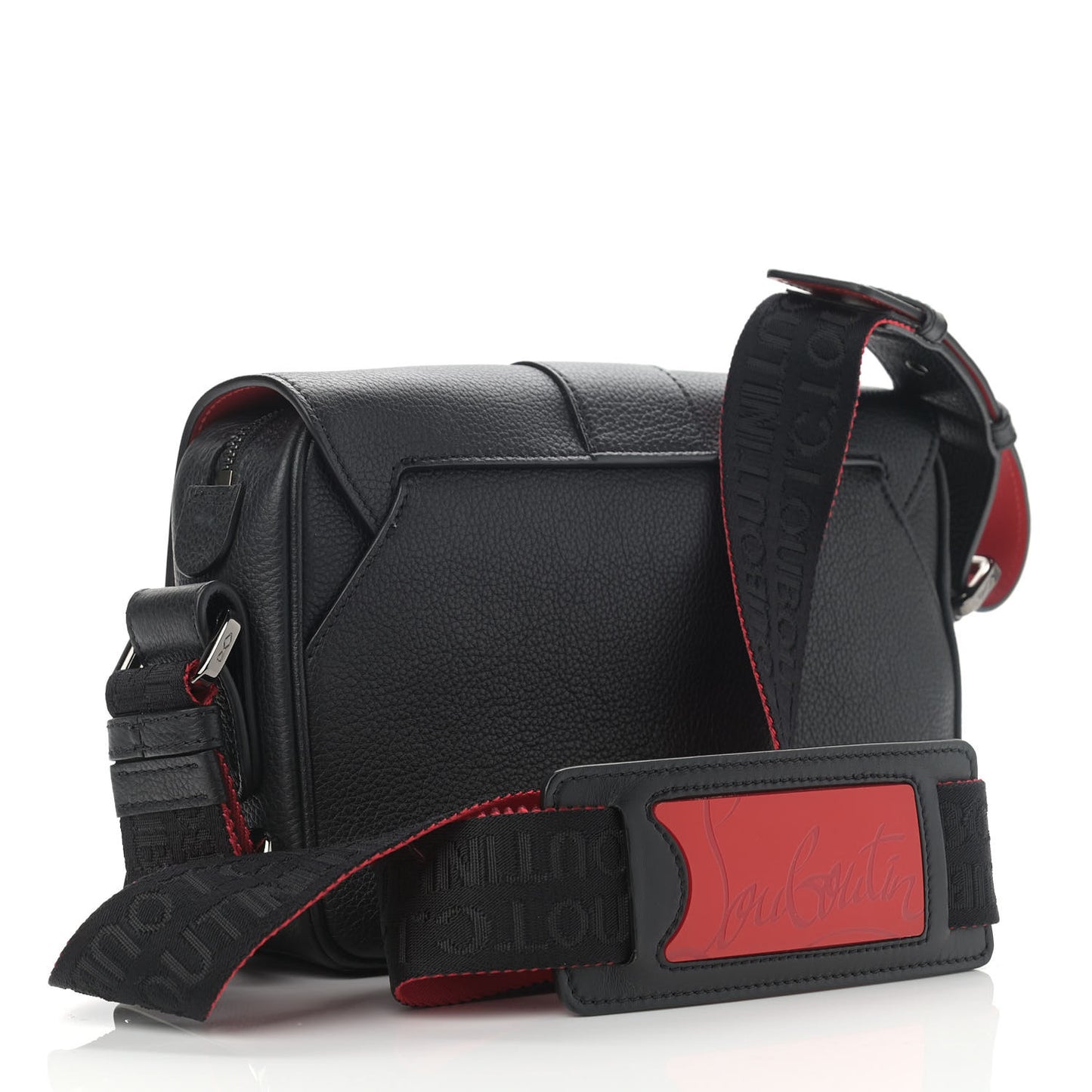 Calfskin Santiago Shoulder Bag Black