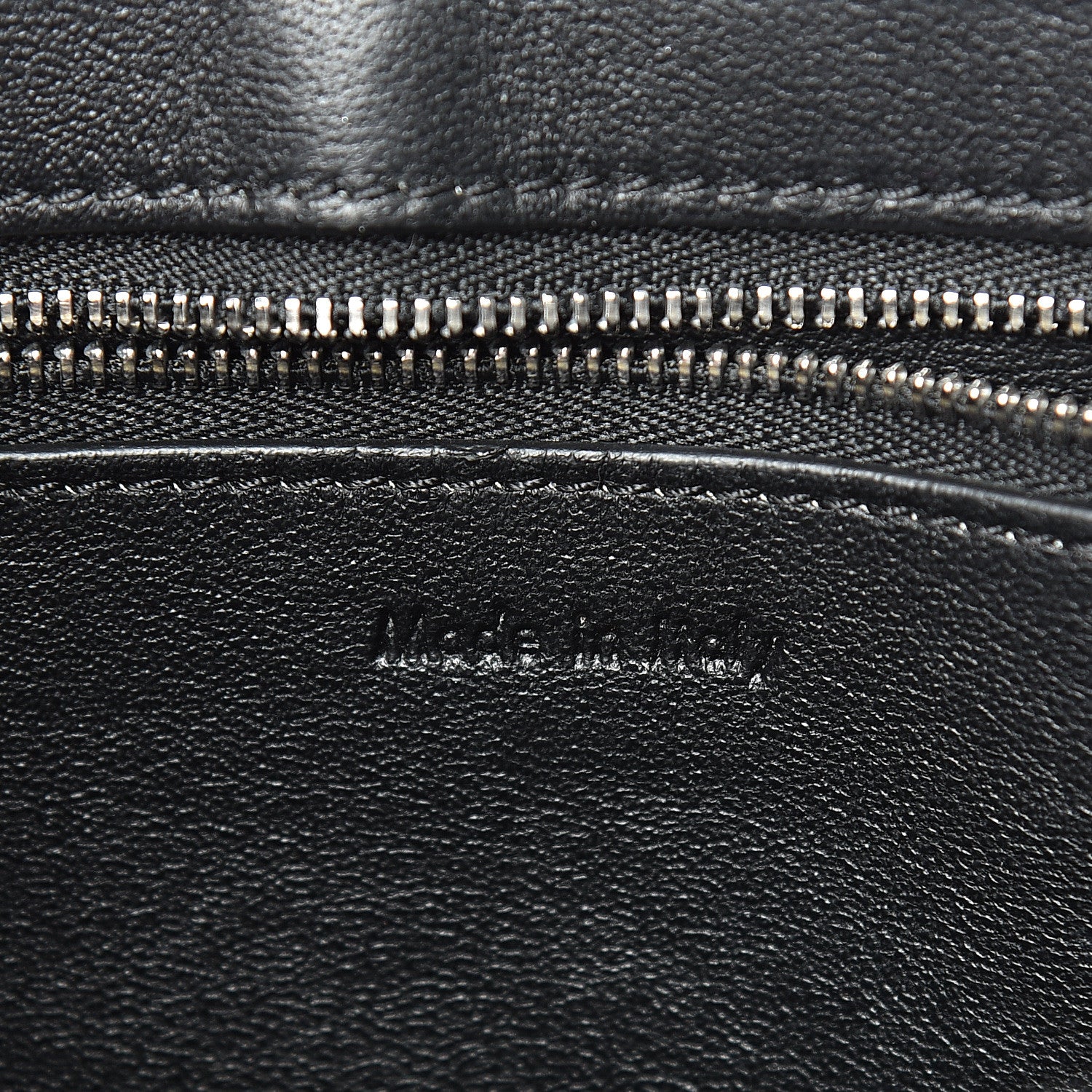 Celine Textured Calfskin Medium Bi-Color Edge Shoulder Bag Black Beige 6 of 15