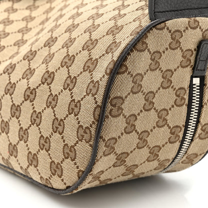 Gucci Monogram Dollar Calfskin Waist Pouch Beige Ebony Testa di Moro Marrone Scuro 9 of 10