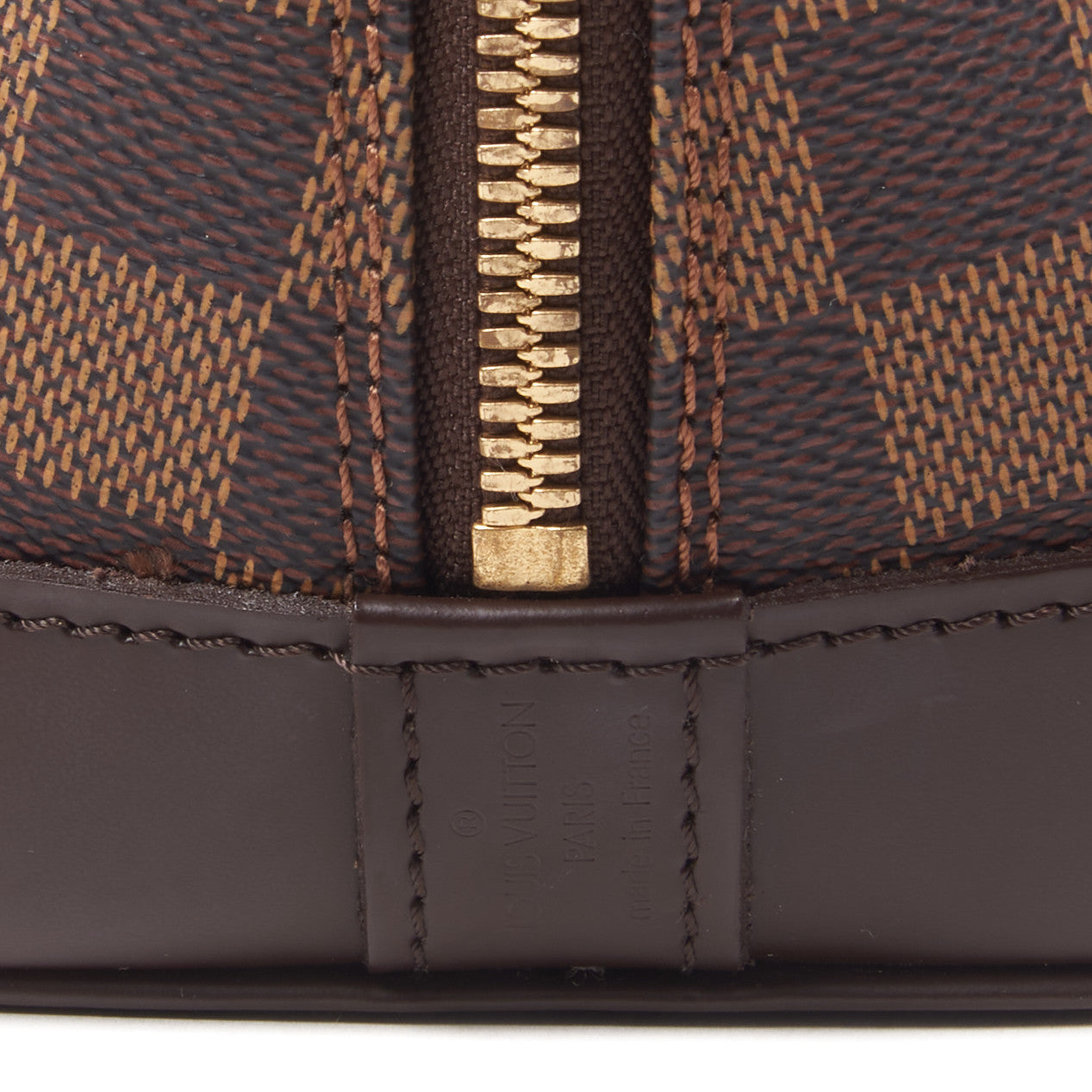 Louis Vuitton Damier Ebene Alma PM 8 of 9