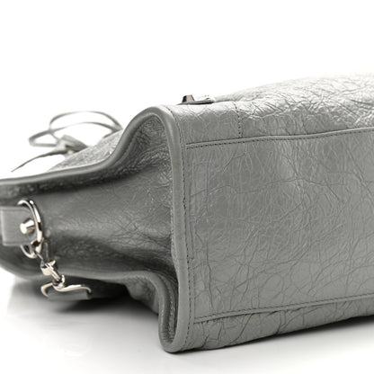 Balenciaga Agneau Classic Silver Hardware City Gris Haussmannien 8 of 9