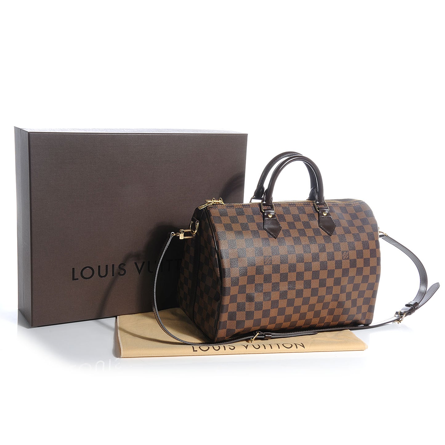 Damier Ebene Speedy Bandouliere 35