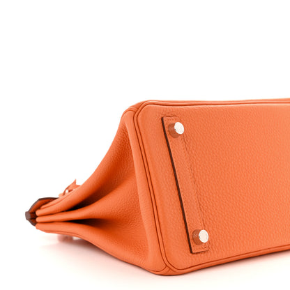 Hermes Togo Birkin 25 Orange 9 of 11