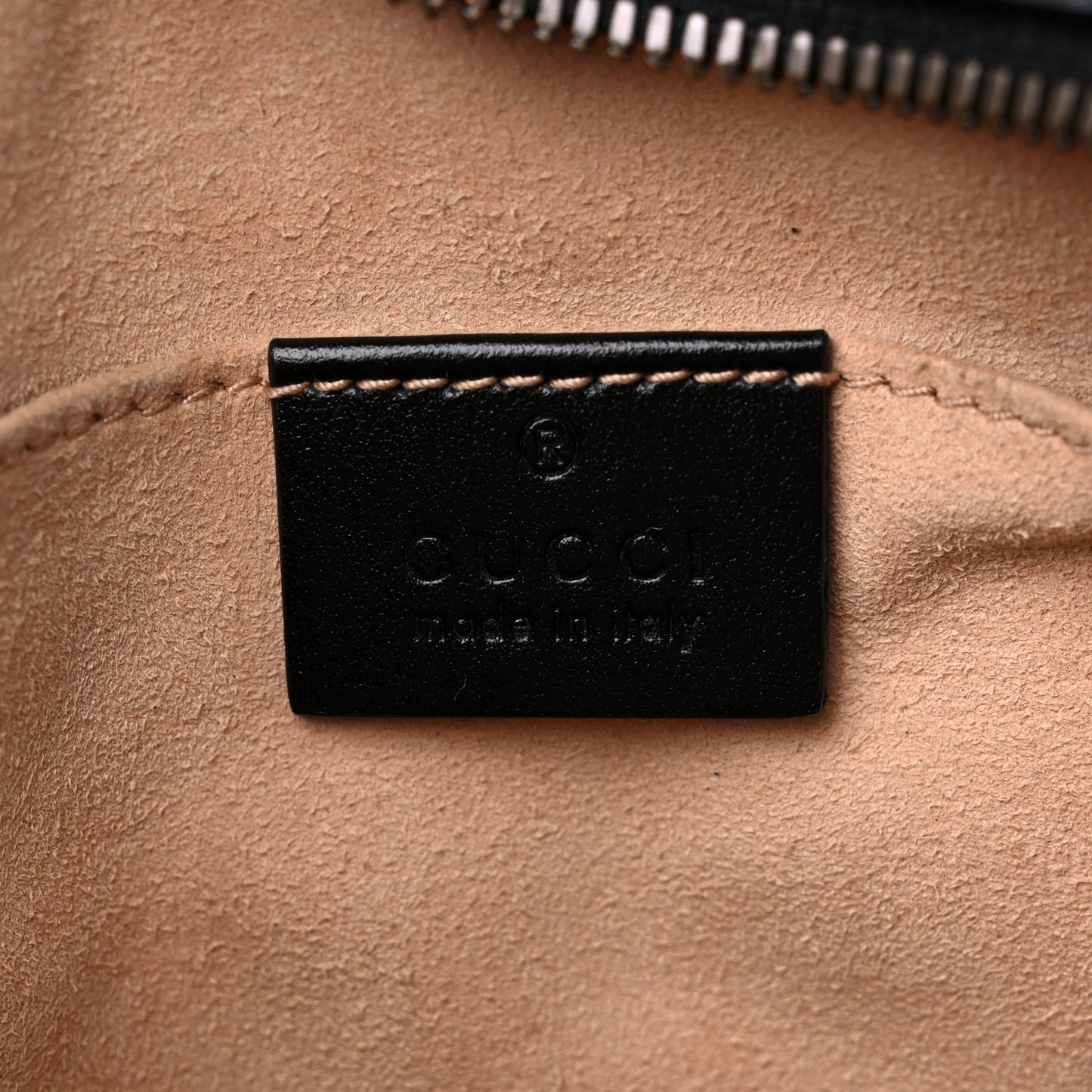 Calfskin Matelasse Small GG Marmont Chain Shoulder Bag Black