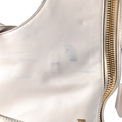 Tom Ford Ramskin Large Alix Padlock Zip Shoulder Bag White 12 of 12