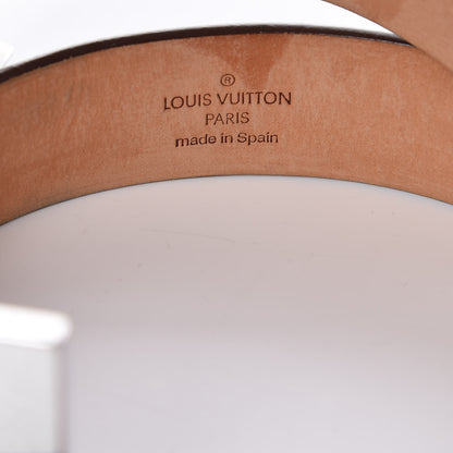 Louis Vuitton Monogram Ceinture Belt Silver Buckle 80 32 6 of 9