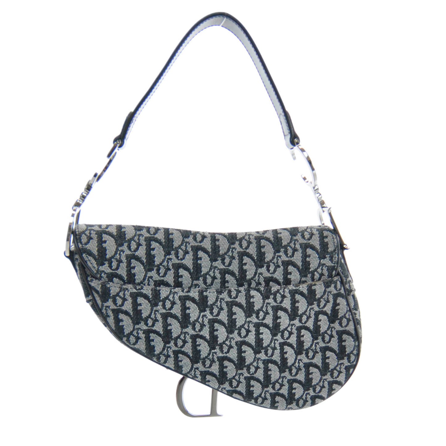 Monogram Saddle Bag Black