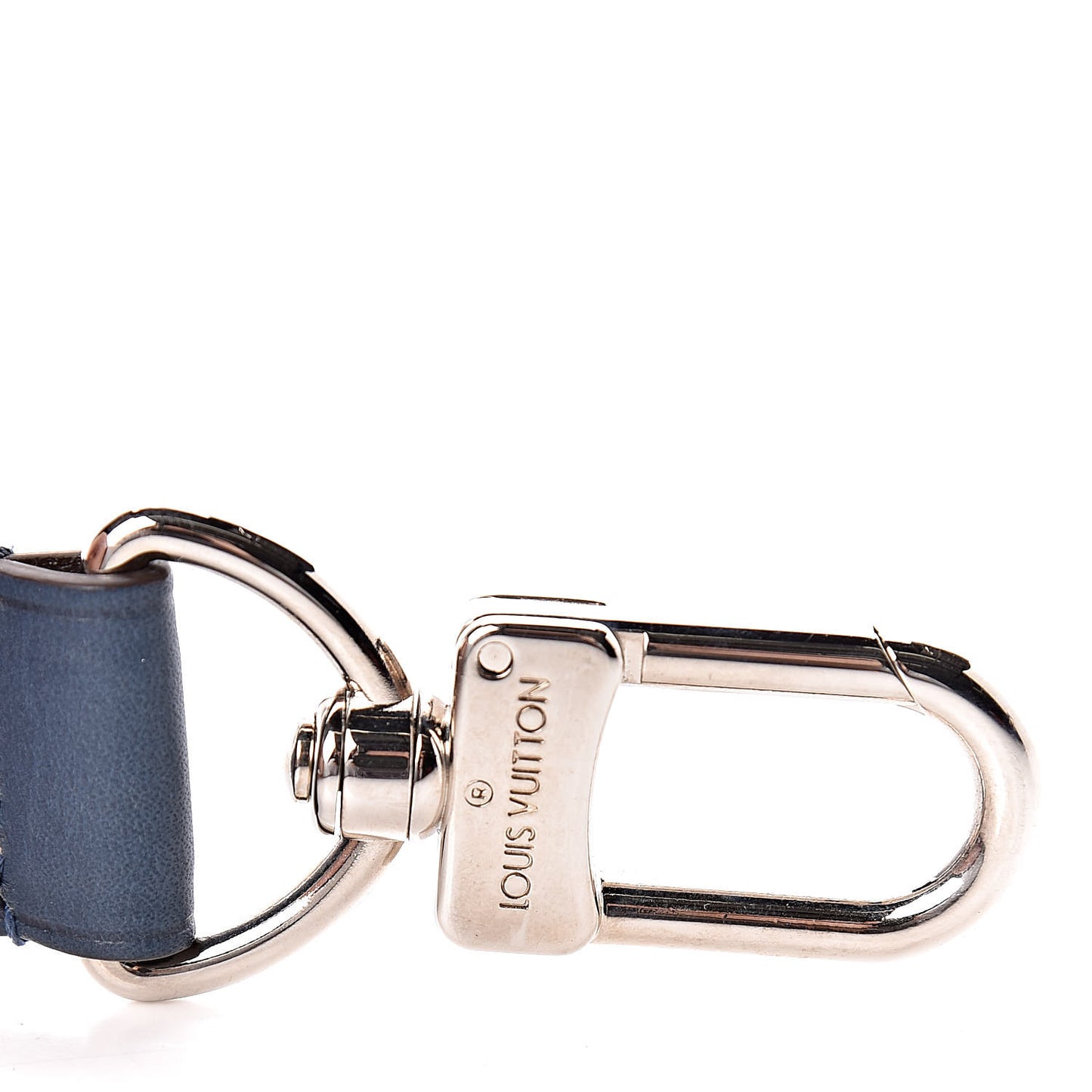 Calfskin Adjustable Keepall Bandouliere Shoulder Strap Blue