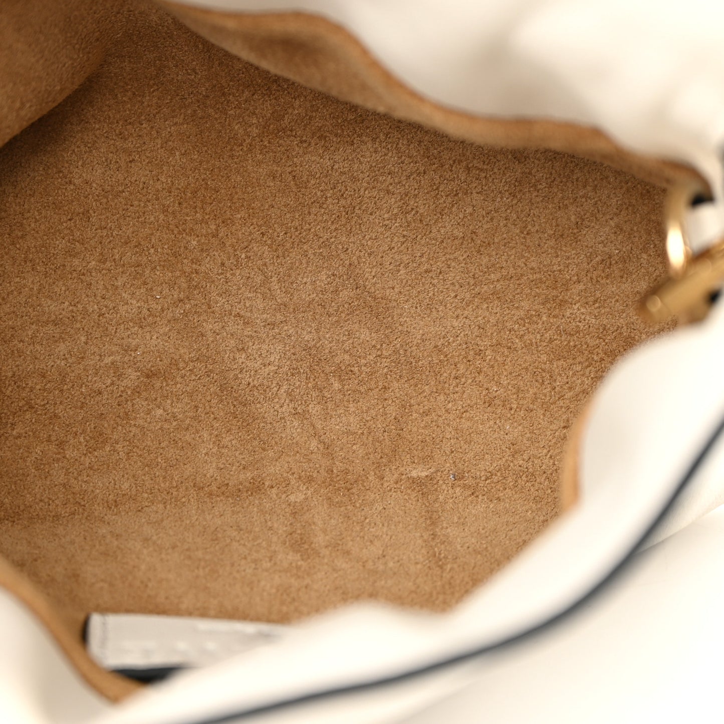 Calfskin Nano Flamenco Knot Bag White
