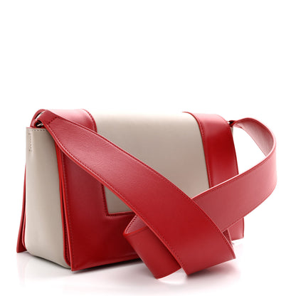 Celine Shiny Smooth Calfskin Medium Frame Shoulder Bag Poppy Red Clay 3 of 9